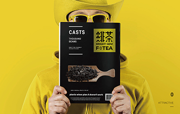 营口绯茶品牌设计